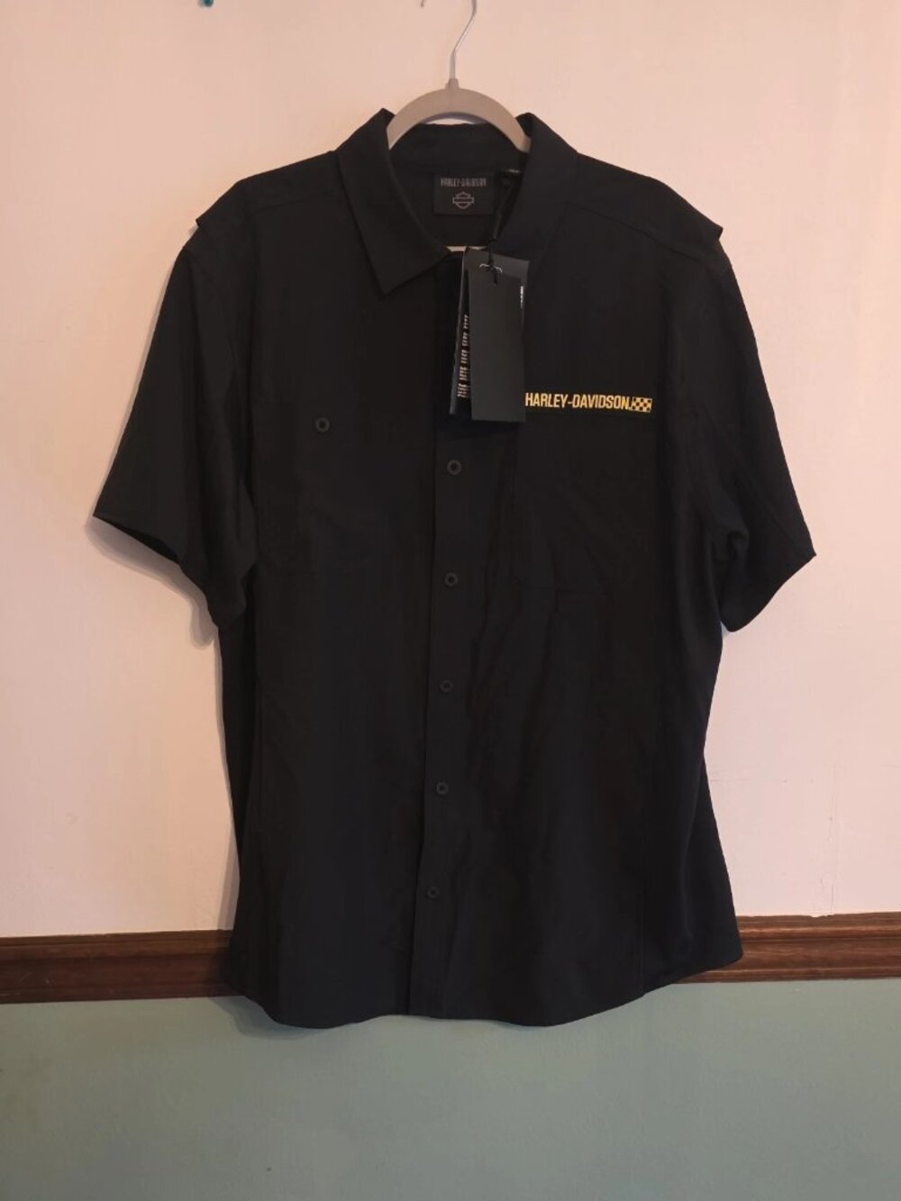NWT Harley-Davidson Men's Wicked Short Sleeved Performance Shirt 96442-24VM